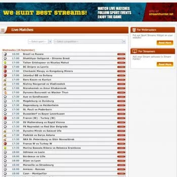 StreamHunter - Best Sport Streams