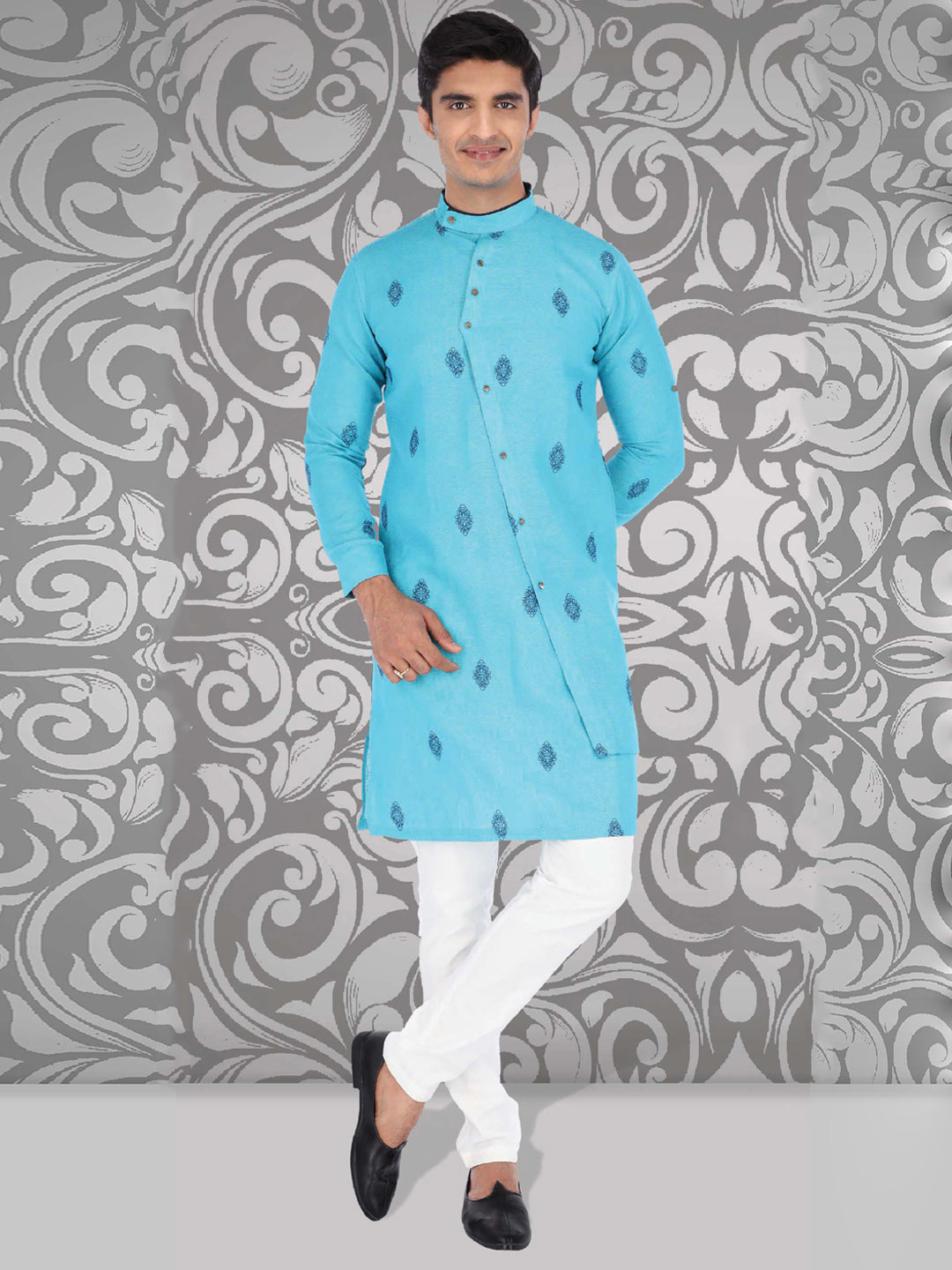 Aarushi's write up Plain Men's kurtas for office wear