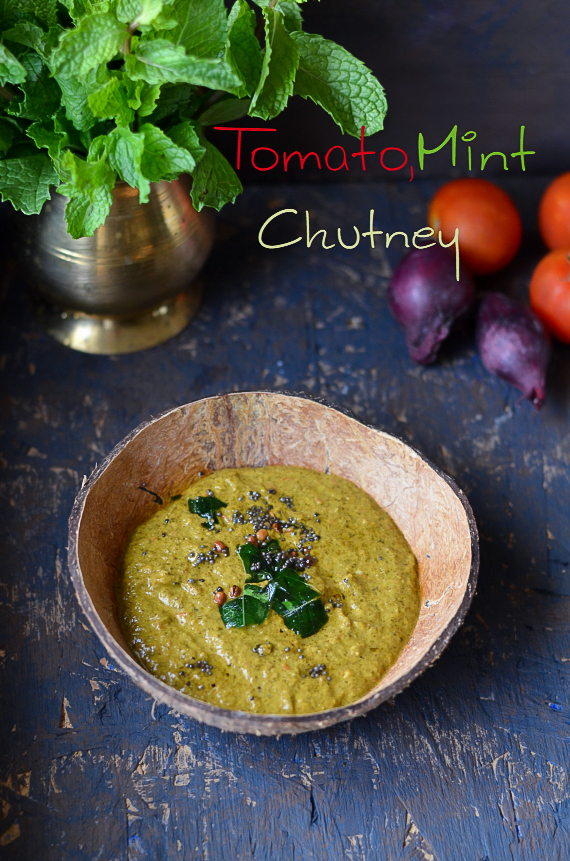 Education Recipe For Better Life Tomato Mint Chutney/Thakkali Pudina Chutney
