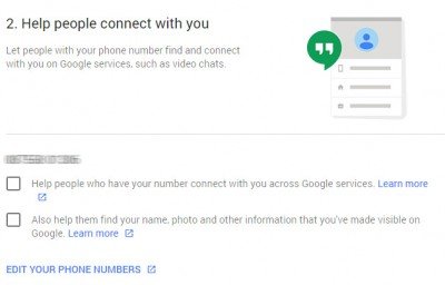 strumento di controllo della privacy di Google 4