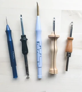 Alat tools punch needle jarum khusus untuk menjahit