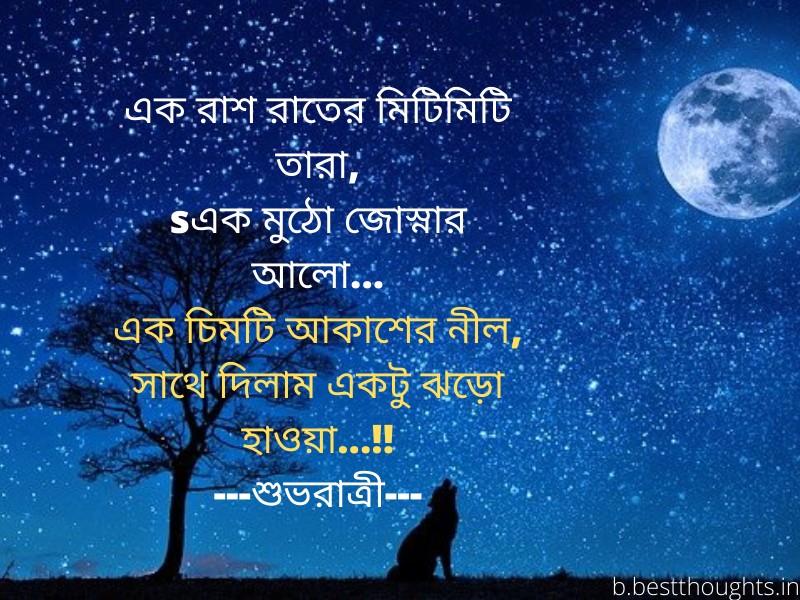 bengali good night sms
