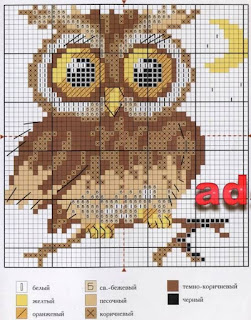 isleme kanavice baykus modelleri