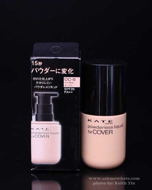 a photo of KATE Tokyo Powderless Liquid shade OC-B