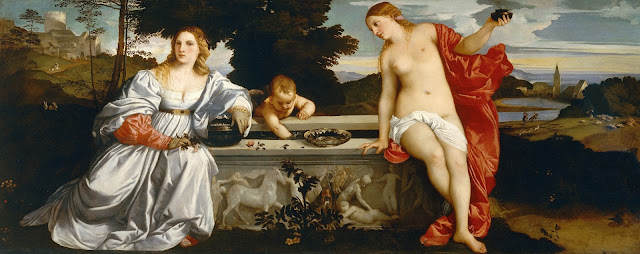 Galleria Borghese: Caravaggio e Bernini para fortes corações guia de roma portugues amor sacro tiziano - Galleria Borghese: Caravaggio e Bernini para fortes corações
