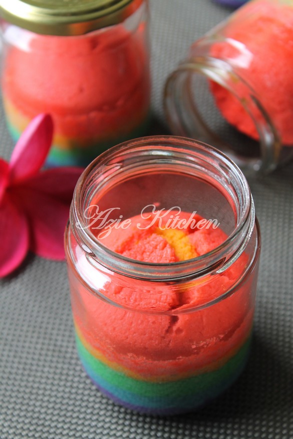 Projek Cake In A Jar Azie Kitchen
