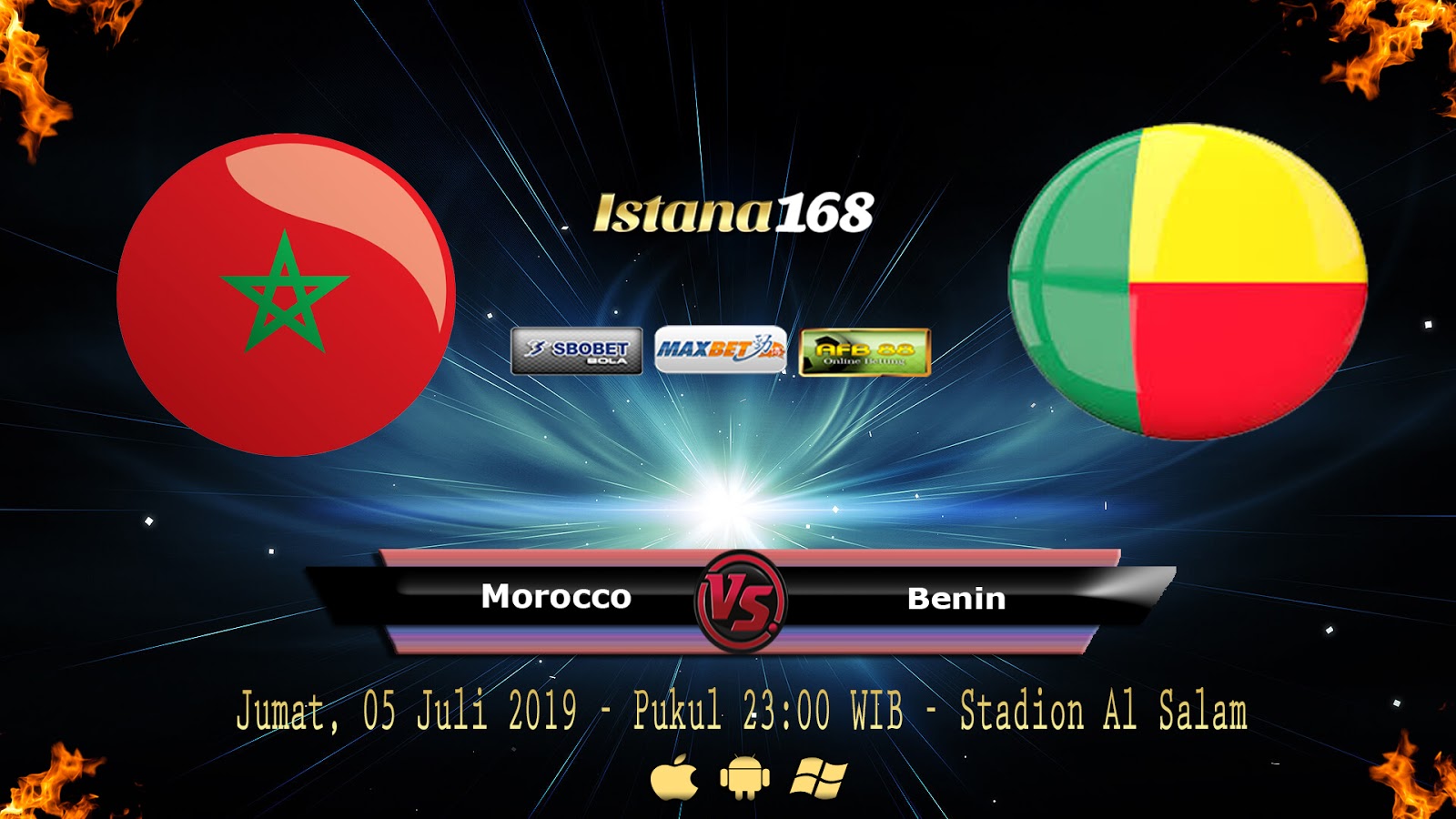 Prediksi Morocco vs Benin 05 Juli 2019