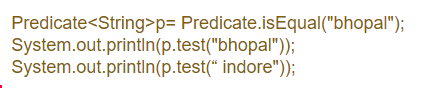 Predicate Functional Interface in Java