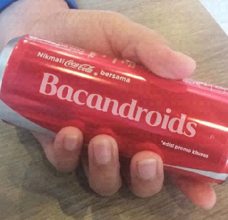 Edit Foto Membuat Nama di Kaleng Coca-Cola dengan PicSay Pro Android