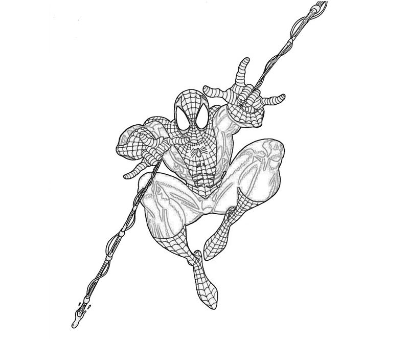 ultimate spiderman coloring pages - photo #36