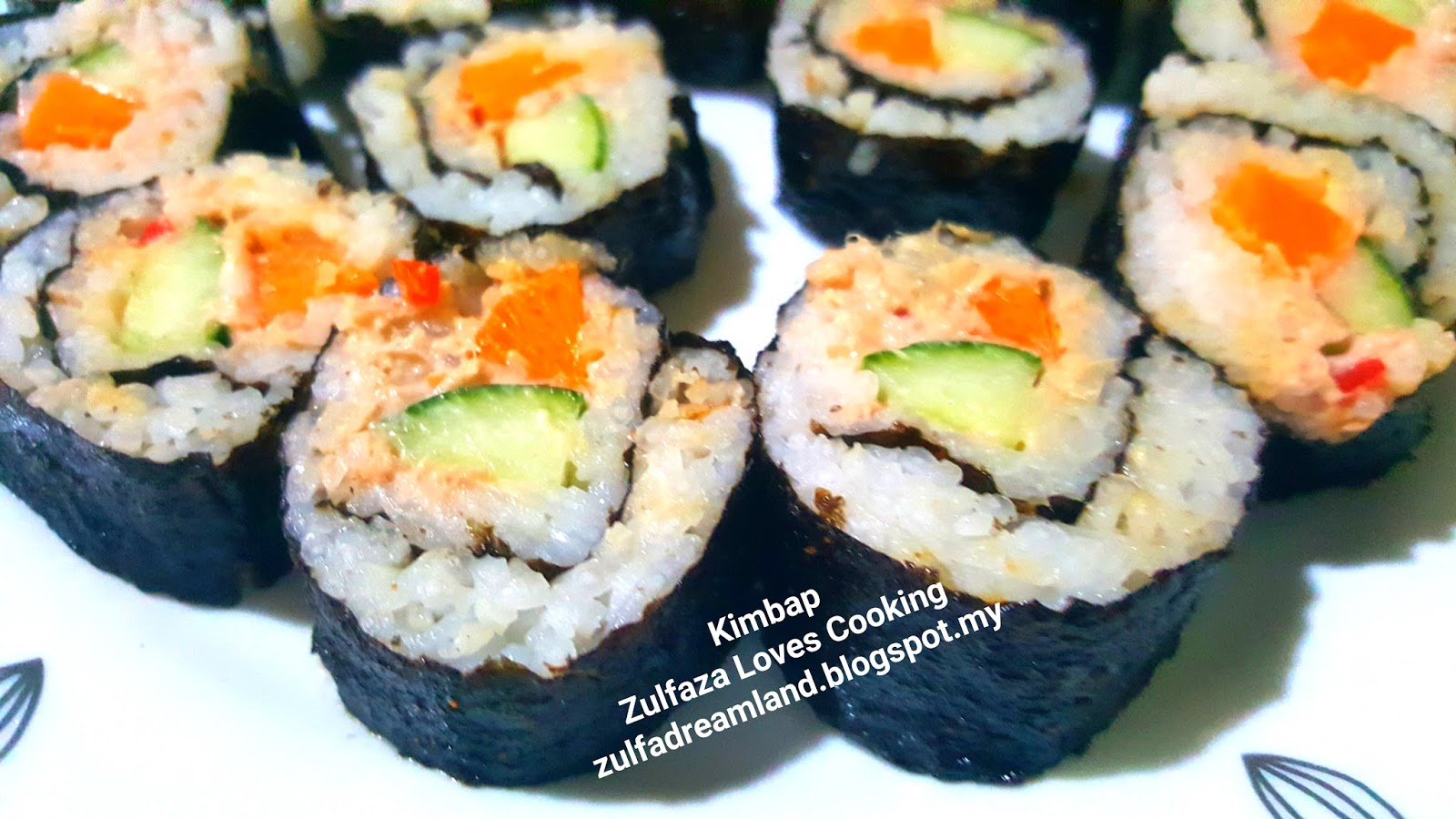 ZULFAZA LOVES COOKING Kimbap tuna mayonis