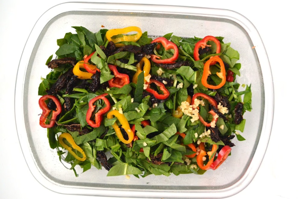 Spinach and Bell Pepper Egg Bake The Nutritionist Reviews