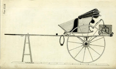 Chair back gig from A Treatise on carriages by W Felton (1796) Chair back gig from A Treatise on carriages by W Felton (1796)
