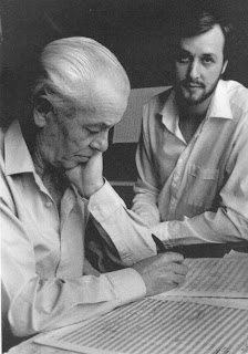 Composer Thomas Wilson with his son Martin