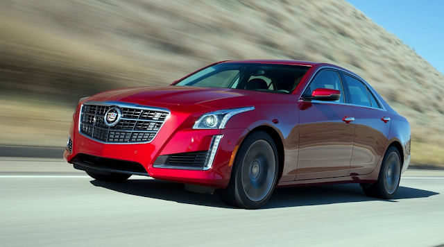 CTS 2015 Cadillac CTS red