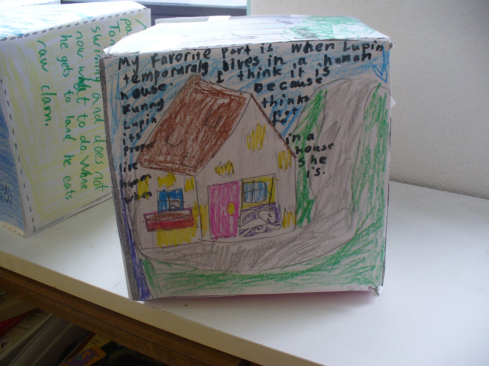 Book report story cube picture