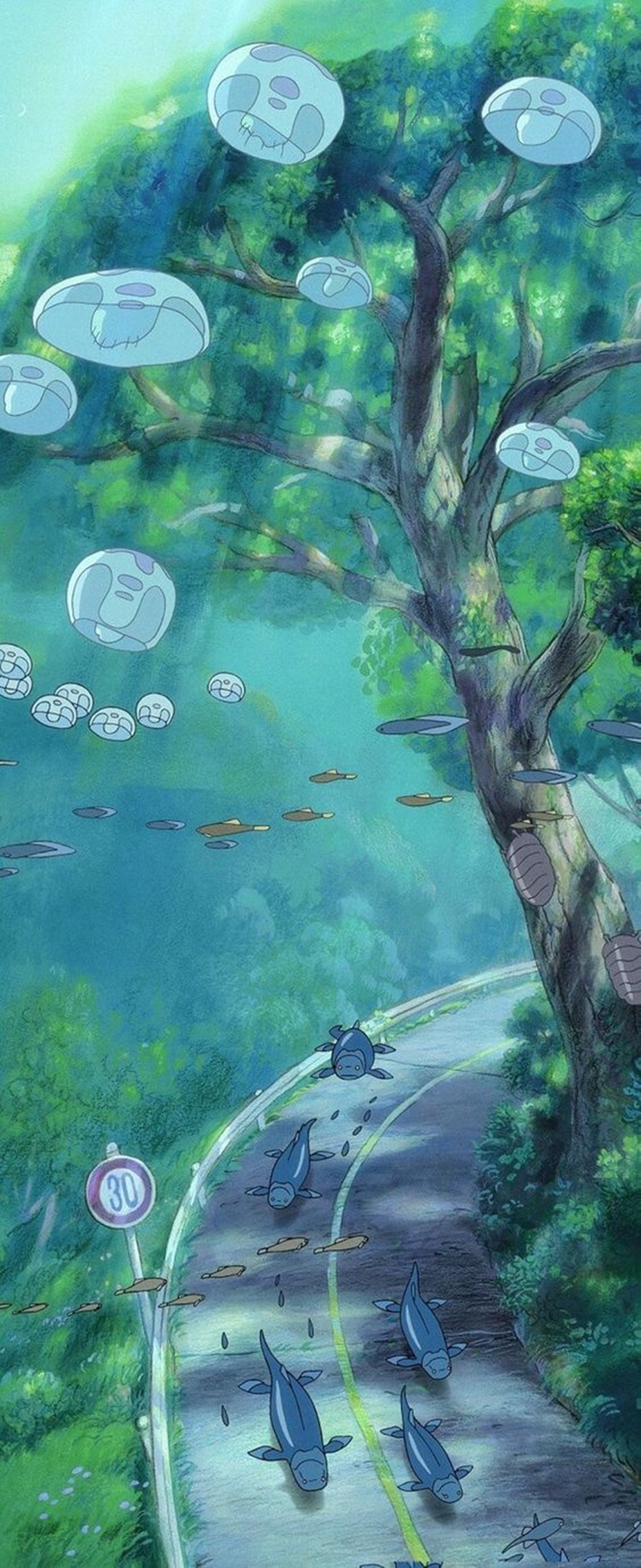 Wallpapers fofos dos filmes Studio Ghibli para celular!