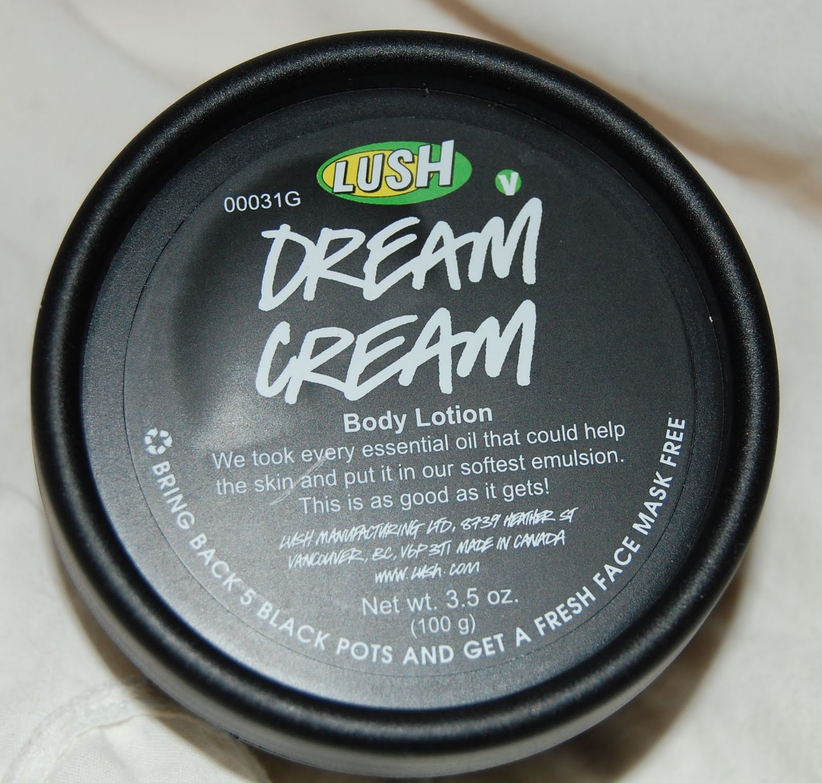 beauty squared Lush Dream Cream Review
