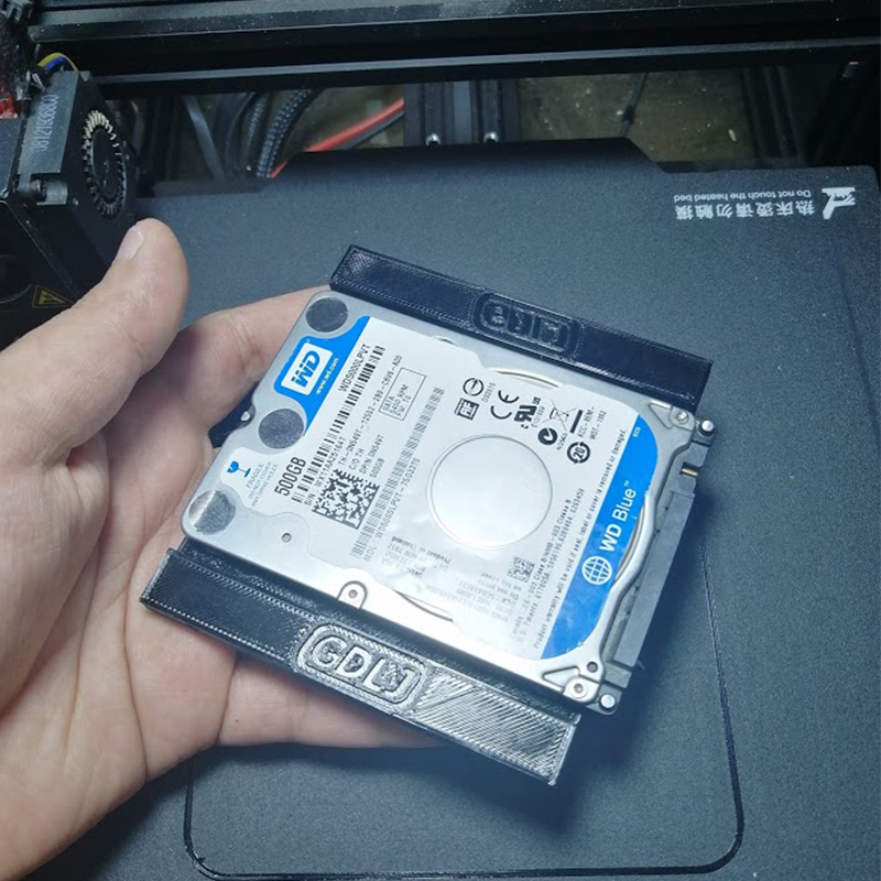 Laptop Hard Drive Base PC Cases 3D Printing Model Layth Jawad