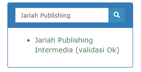 Validasi Penerbit Jariah Publishing