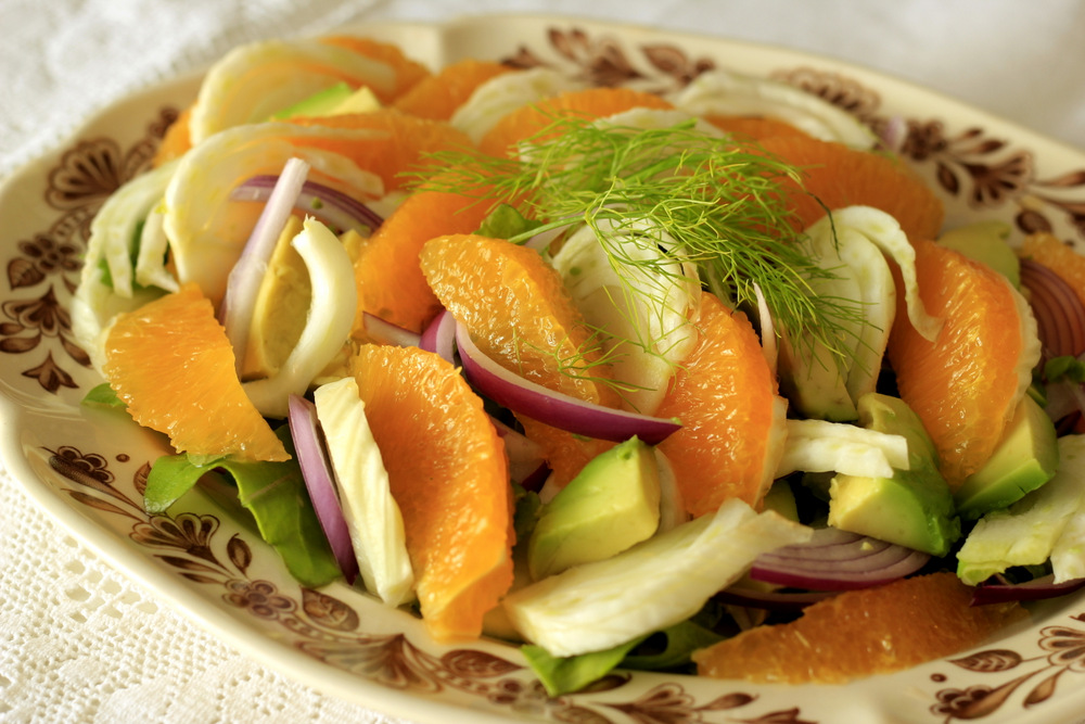 The Lettuce Shop Fennel and citrus salad