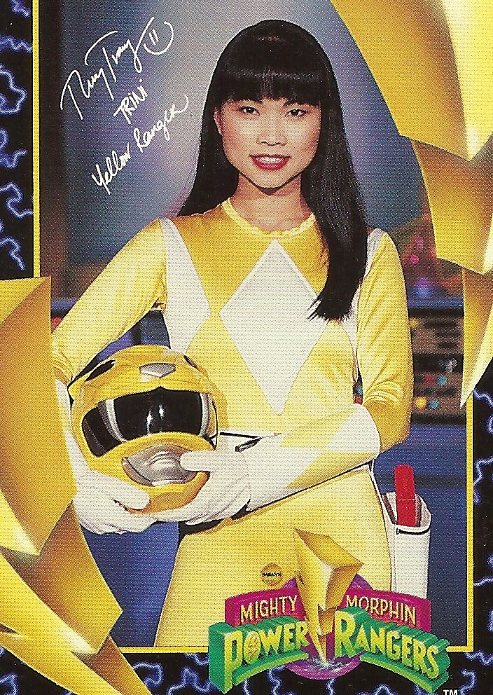 Power Rangers Media Info Archive: MMPR Audio Cassette Trading Card Scans