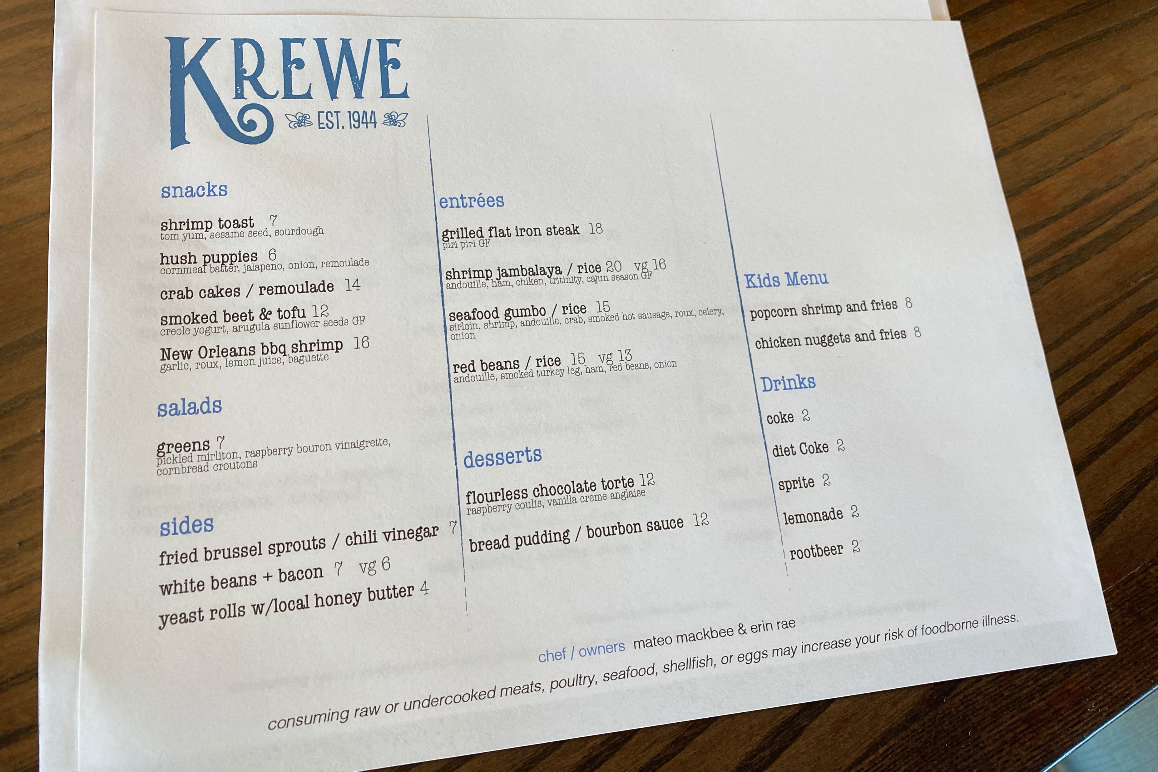 [St. Cloud, MN] Krewe New Cajun/Creole Restaurant in St. Joseph