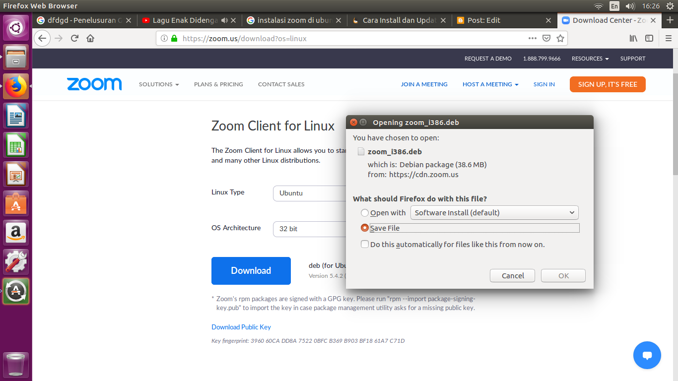 Zoom download for ubuntu southerndast