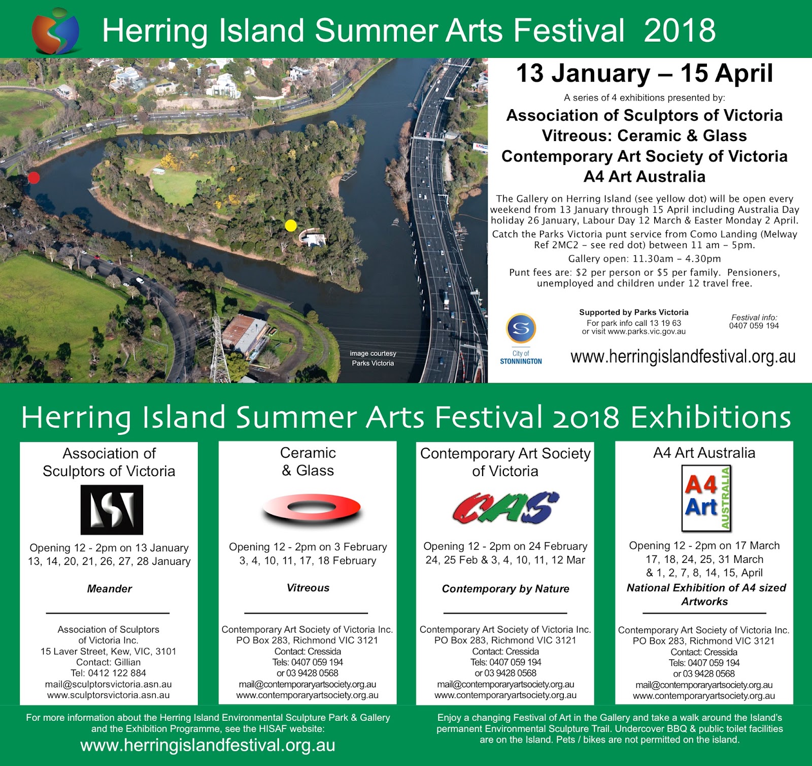 Herring Island Summer Arts Festival December 2017