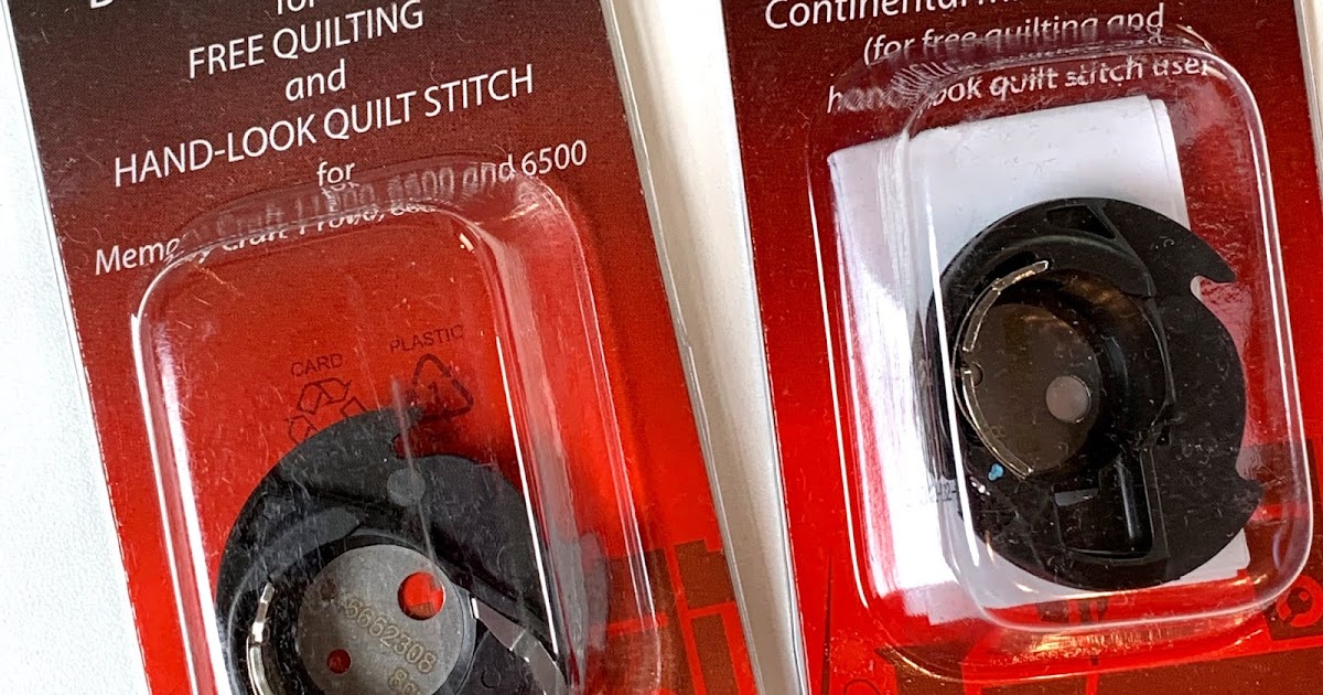 Amy's Free Motion Quilting Adventures Janome Blue Dot Bobbin Case