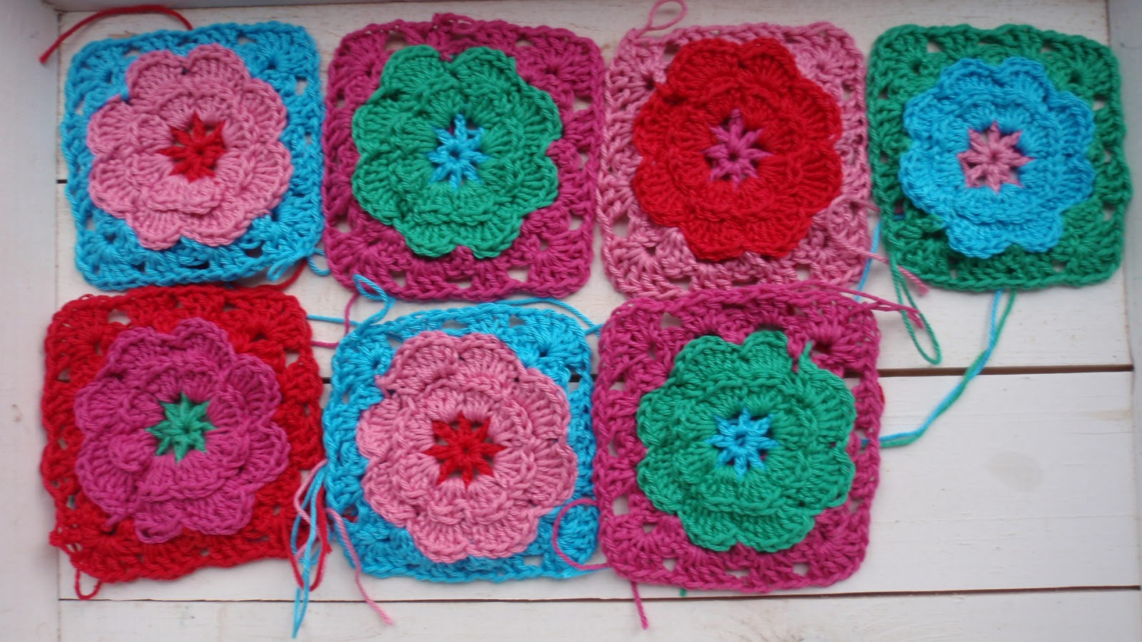 Gezelligheid Bij Marie Bloem granny square haken