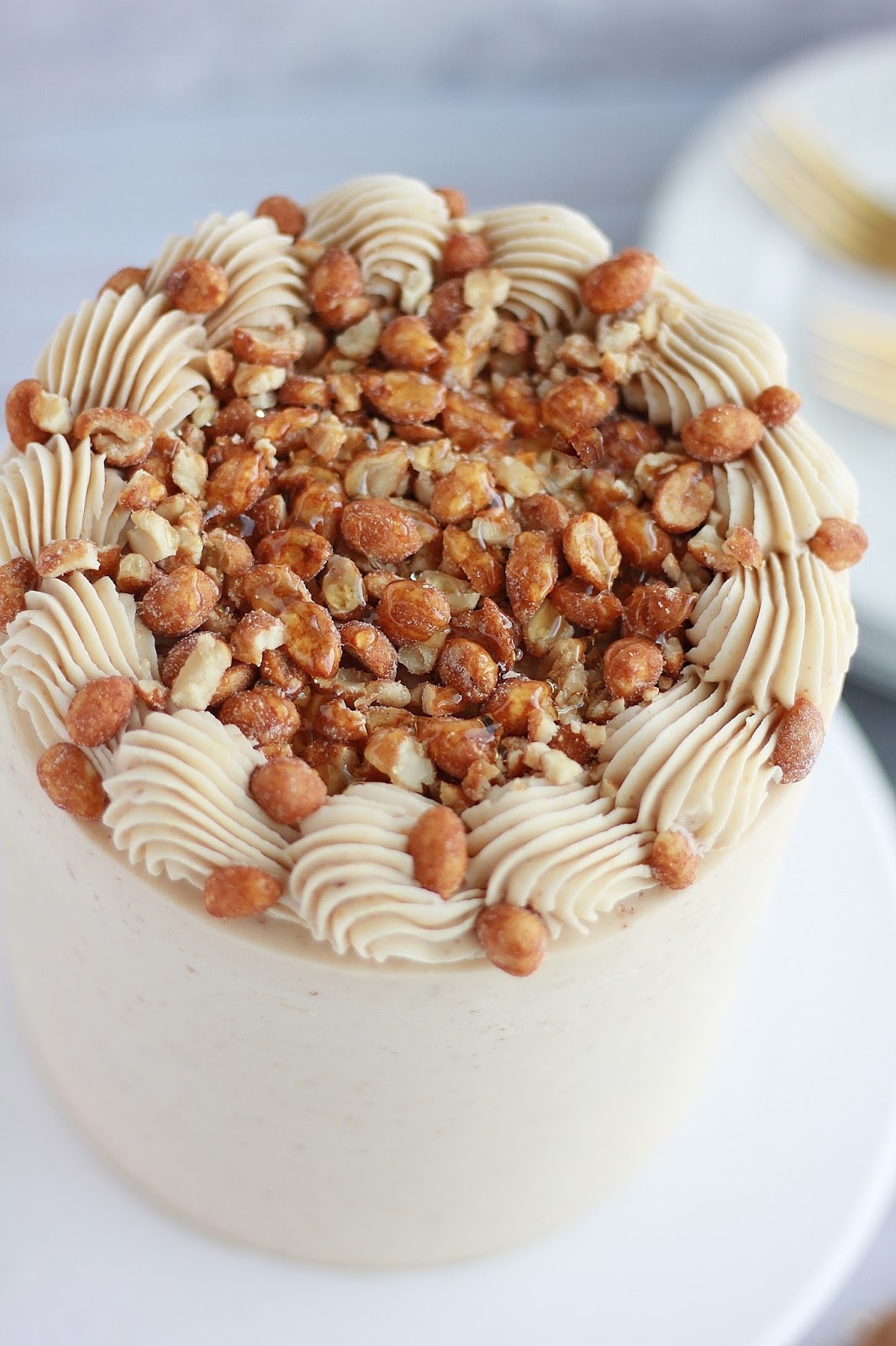 Honey Roasted Peanut Butter Cake