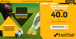 betfair supercuota champions Real Madrid gana al Plzen 7 noviembre betfair supercuota champions Real Madrid gana al Plzen 7 noviembre