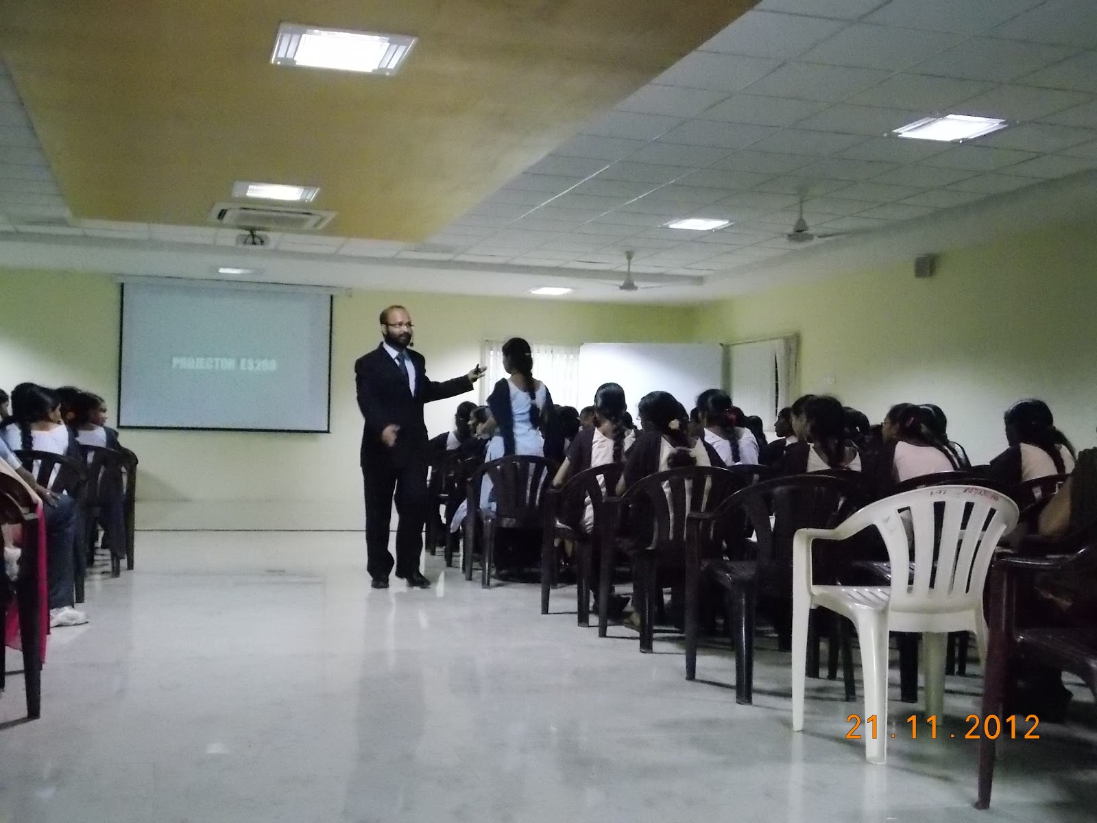 Life Arts Trainer Trainer Ajith Kumar Chelote at KIET, Engineering