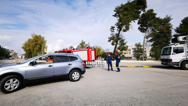 Αργολίδα: Και η πυροσβεστική στους έλεγχους για την τήρηση της απαγόρευσης της κυκλοφορίας