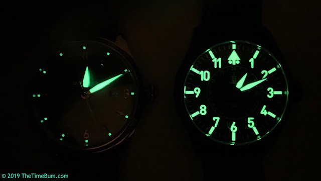 Monchard Skytoucher Automatic and GMT lume