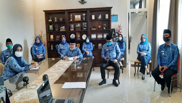 Jajaran Disdikbud Lampung Hari Ini Peringati Hardiknas Secara Virtual, Serta Pengumuman Kelulusan SMA dan SMK