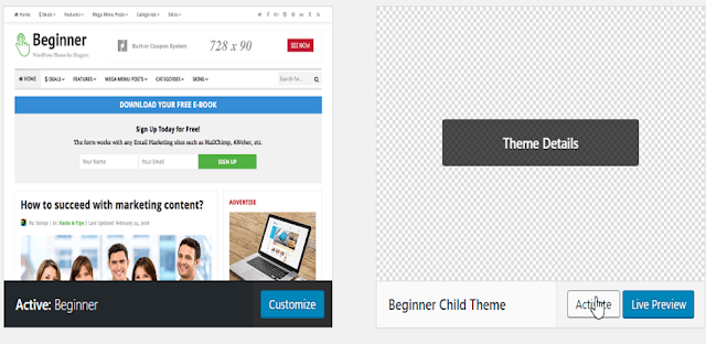 Cách tạo child theme trong WordPress