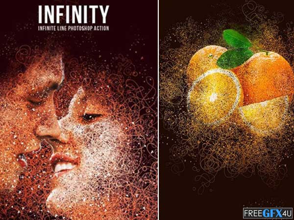 Infinity-Infinite Line Photoshop Action