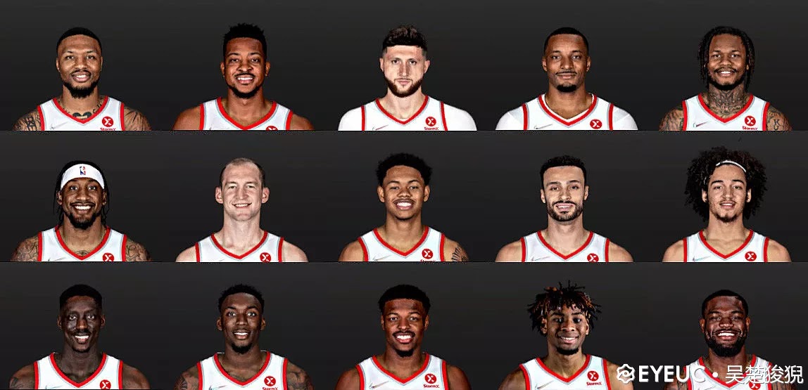 NBA 2K22 Portland Trail Blazers Headshots Portraits Pack 20212022