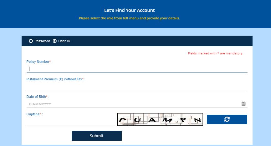 LIC Branch Offices in India : LIC portal password creation ...
