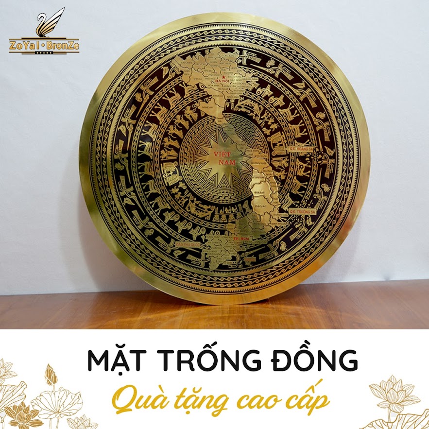 [A117] Gợi ý 5 mẫu mặt trống đồng cao cấp tặng đối tác kinh doanh