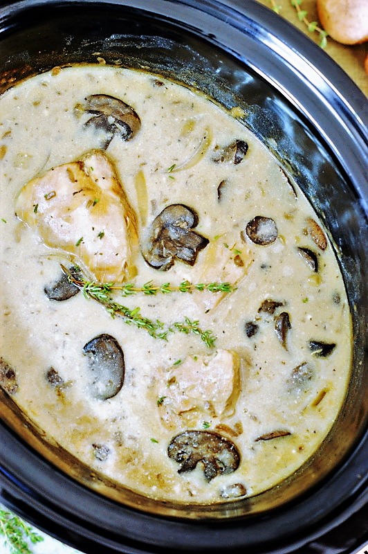 SLOW COOKER CHICKEN STROGANOFF Allope Recipes