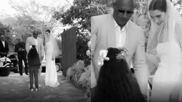 Vin Diesel walks with Meadow Walker, Paul Walker's daughter, at her wedding ceremony.. Loyalty and friendship at its finest (video) Pictures of the wedding of supermodel Meadow Walker, the daughter of the late artist Paul Walker, topped social media platforms around the world, hours after they were published through her official account on “Instagram”, for the first time, although a wedding took place earlier this month in the Dominican Republic, but she did not participate. The public wedding photos only days later.