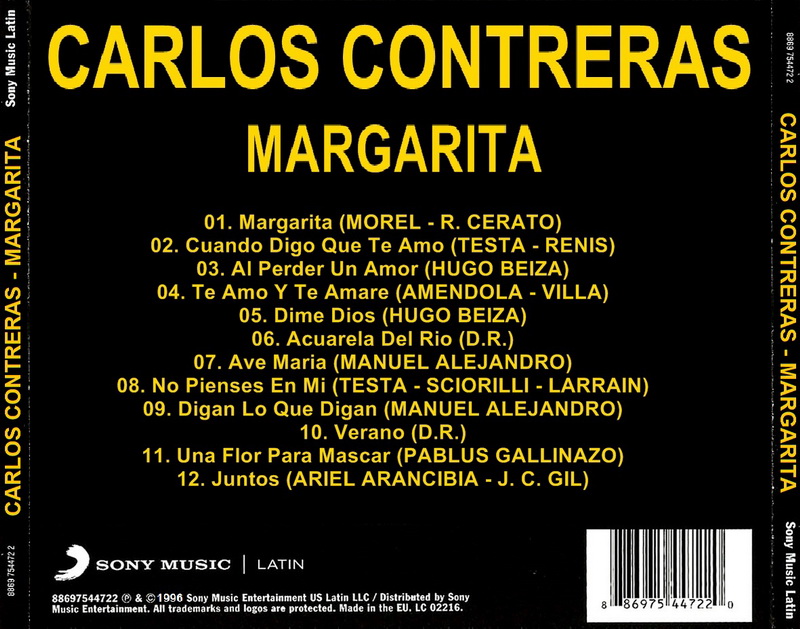 ENTRE MUSICA CARLOS CONTRERAS Margarita