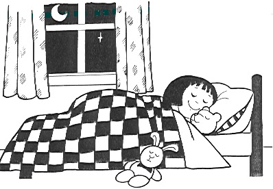 10 Gambar Kartun Sedang Tidur