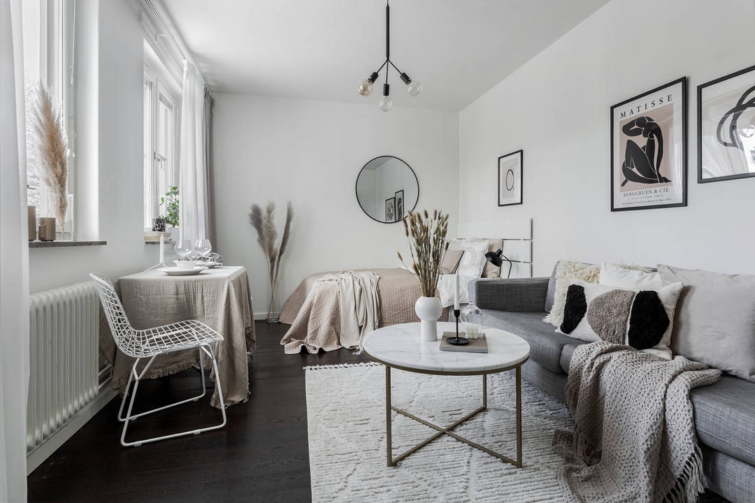 Forest green kitchen