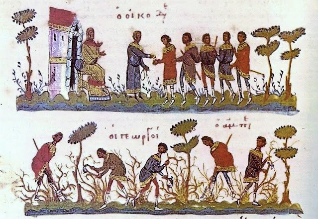 The workers in the vineyard