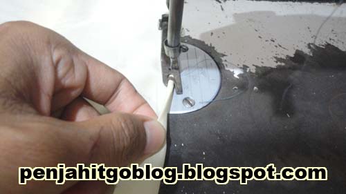 3 cara menjahit pinggiran kerudung Jahitpedia