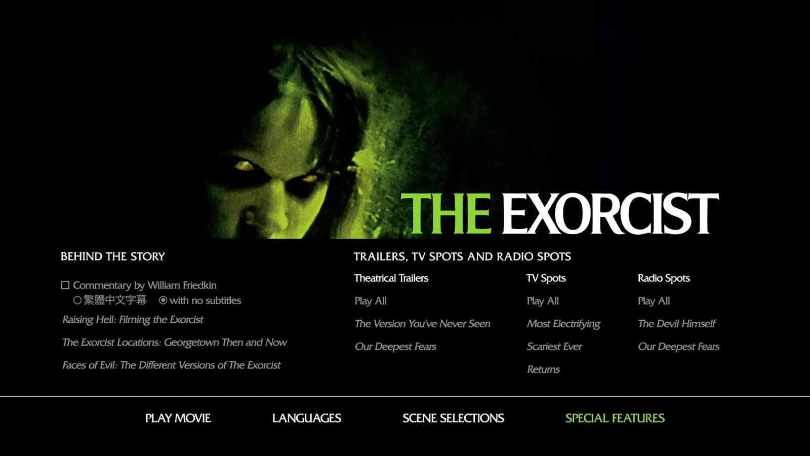 El Exorcista (1973) Extended Director Cut 1080P BD50 Latino – Ingles